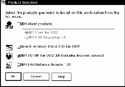 Установка IBM OS/2 Warp Connect для работы с Internet