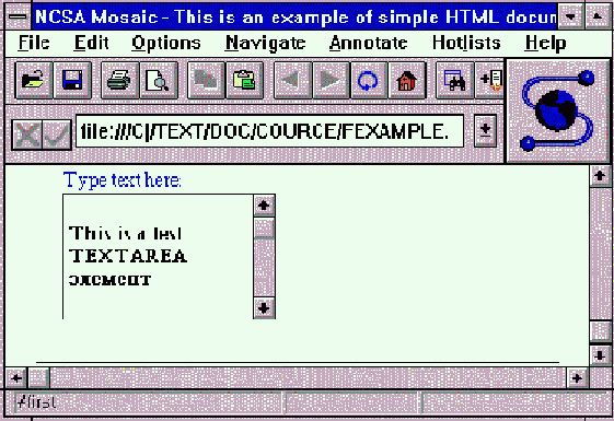  TEXTAREA