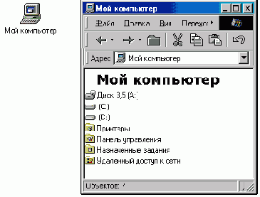 Приемы работы с мышью